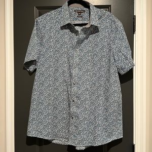 NWOT Michael Kors men’s classic fit short sleeve button down